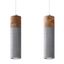 HANGING LAMP ZANE 2 GREY GU10 2X40W IP20 thumbnail 6