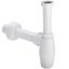 Bottle trap without outlet 11/2"x40, white thumbnail 1