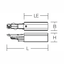 Infeed L 155 B 32 H 33 colour: black XTSC 612-2 thumbnail 4