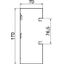 GS-A70170LGR Device installation trunking asymmetrical 70x170x2000 thumbnail 2