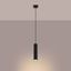 SINGLE BLACK PENDANT ON GU10 WITH CYLINDRICAL ELEGANT LAMP, CARBON SERIES thumbnail 10