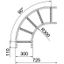 LB 90 430 R3 FS 90° bend for cable ladder 45x300 thumbnail 2