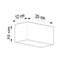 WALL LAMP QUAD MAXI WHITE G9 2X40W IP20 thumbnail 7