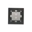 Two-way switch illuminated without pictogram, LED not replaceable Color: blue, (module), 10AX, quick connection, black matt thumbnail 2