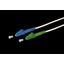 OpDAT patch cord LC-S/LC-S APC OS2, white, 1.0 m thumbnail 2