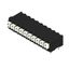 Printed circuit board terminals, 3.81 mm, Number of poles: 10, 90°, Solder pin length (l): 3.5 mm, black, PUSH IN with actuator, Clamping range, max. : 1.5 mm², Tube thumbnail 2