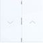 Double seesaw, with print of one arrow symbol, A.x/C.x, light white glossy thumbnail 1