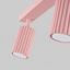 Ceiling lamp KARBON 4L pink thumbnail 8