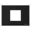 Frame - 1-gang / 2-modules - Niessen logo - Basic - Matt Black thumbnail 1