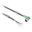 PRE WIRED CONNECT PUR 4W M12 FEMALE ELB STAINLESS NUT 5M HFREE (CT à 2 thumbnail 12