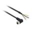 PRE WIRED CONNECT M12 4 PIN ELBOWED FEM 1,2M PUR CABLE SPECIFIC CABLE  thumbnail 22