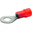 Insulated ring cable lug, 0.5-1.0 mm², AWG 20 to 18, 8.4 mm, red, 6208 thumbnail 1