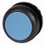 M22S-D-B Pushbutton, RMQ-Titan, Flat, momentary, Blue, Blank, Bezel: black thumbnail 1