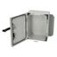 Polycarbonate enclosure, 400x300x210mm, fitted with Mounting plate thumbnail 4