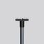 Pole mounting L 346 B 136 H 204 d 108 colour: anthracite thumbnail 1