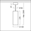 P-INF 3WH R100 1200-930 LDO BK WH - LED pendant luminaire thumbnail 4