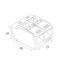 Quick connector CMK-622 450V, 32A, 2x4 mm², no need for terminal stripping thumbnail 2
