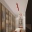 Wall lamp KARBON red with a switch thumbnail 4