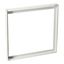 PANLED installation frame for 595x595mm square LED panels, matt white thumbnail 1