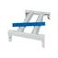 XTSZFBA-W425 Top frame with design strip, W=425mm, grey thumbnail 4