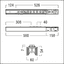 TECTON TM TA/TE 500 WH IP64 - Electrical centre feed, white thumbnail 2