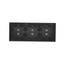 Single socket outlet with earthing, Mechanism, 16A, quick connection, black thumbnail 2