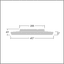 NOVS L 5000-830 DI HFI WH - Wall/Ceiling mounted LED luminaire thumbnail 3