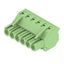 PCB plug-in connector, female plug, 5.08 mm, Number of poles: 6, 225°, Clamping yoke connection, Clamping range, max. : 4 mm², Box thumbnail 4