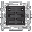 Base for a double push button, with LEDs and comfort sensors, 71 x 71 thumbnail 3