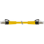 RJ45 male 0° / RJ45 male 0° shielded FRNC/LS0H 4x2xAWG27 ye UL 1.2m thumbnail 2