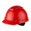 3M™ Hard Hat, Ratchet, Ventilated, Plastic Sweatband, Red, H700N-RD thumbnail 1