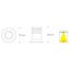 BLACK LED 2W WW 700mA IP65 DARK LIGHT thumbnail 4