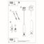 HANGING LAMP LAGOS 1 WHITE GU10 1X40W IP20 thumbnail 4