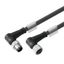 Sensor/actuator line, Connecting line, M12 / M12, Number of poles : 8, 2 m, Shielded: Yes, LED: No, Sheath material: PUR, Halogen: No thumbnail 2