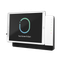 Surface mount docking station with charging function and control function, housing black, glass cover white thumbnail 1