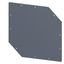 SIVACON, roof, for corner cubicle, IP55, D: 400 mm, zinc-plated thumbnail 2