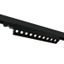 BLACK COB 10x5W CW TRACK LIGHT ADJUSTABLE 230V thumbnail 1