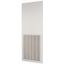XTSZRV4-W800 Rearwall, ventilated, HxW=2000x800mm, IP42, grey thumbnail 1