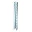 U support 3-sided perforated 50x50x500 Steel Hot-dip galvanised 85 µm  thumbnail 1