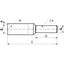 Tight bi-metallic terminal with pin ACB_70/1 thumbnail 2