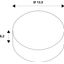 EUTRAC ceiling canopy, white thumbnail 2