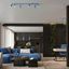 Ceiling lamp KARBON 4L azure thumbnail 10