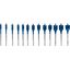 EXPERT Self Cut Speed Spade Drill Bit Set 1/12/13/14/16/18/2/22/24/25/28/3/32 mm 13-pc thumbnail 1