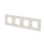 Frame 4-gang / 2+2+2+2-modules - ABB logo - Basic - Dune thumbnail 2