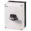 DMM-125/4/I5/P-G Switch-disconnector, DMM, 125 A, 4 pole, STOP function, with grey knob, in CI-K5 enclosure thumbnail 1