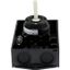 T0-2-1/I1/SVB-SW Main switch, T0, 20 A, surface mounting, 2 contact unit(s), 3 pole, STOP function, With black rotary handle and locking ring, Lockable in the 0 (Off) thumbnail 4