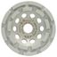 Diamond grinding head Best for Concrete 125 x 22.23 x 4.5 mm thumbnail 1
