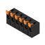 Printed circuit board terminals, 15.00 mm, Number of poles: 6, 90°, Solder pin length (l): 5 mm, black, PUSH IN with actuator, Clamping range, max. : 16 mm², Box thumbnail 4