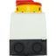 T0-3-15259/I1/SVB Main switch, T0, 20 A, surface mounting, 3 contact unit(s), 3 pole, 2 N/O, Emergency switching off function, With red rotary handle and yellow locking thumbnail 13