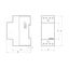 DIN Rail contactor 25A, 3 NO + 1 NC, 230VAC, 2MW, AMPARO thumbnail 4
